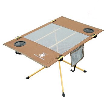 Painted steel pipe outdoor folding table H62
